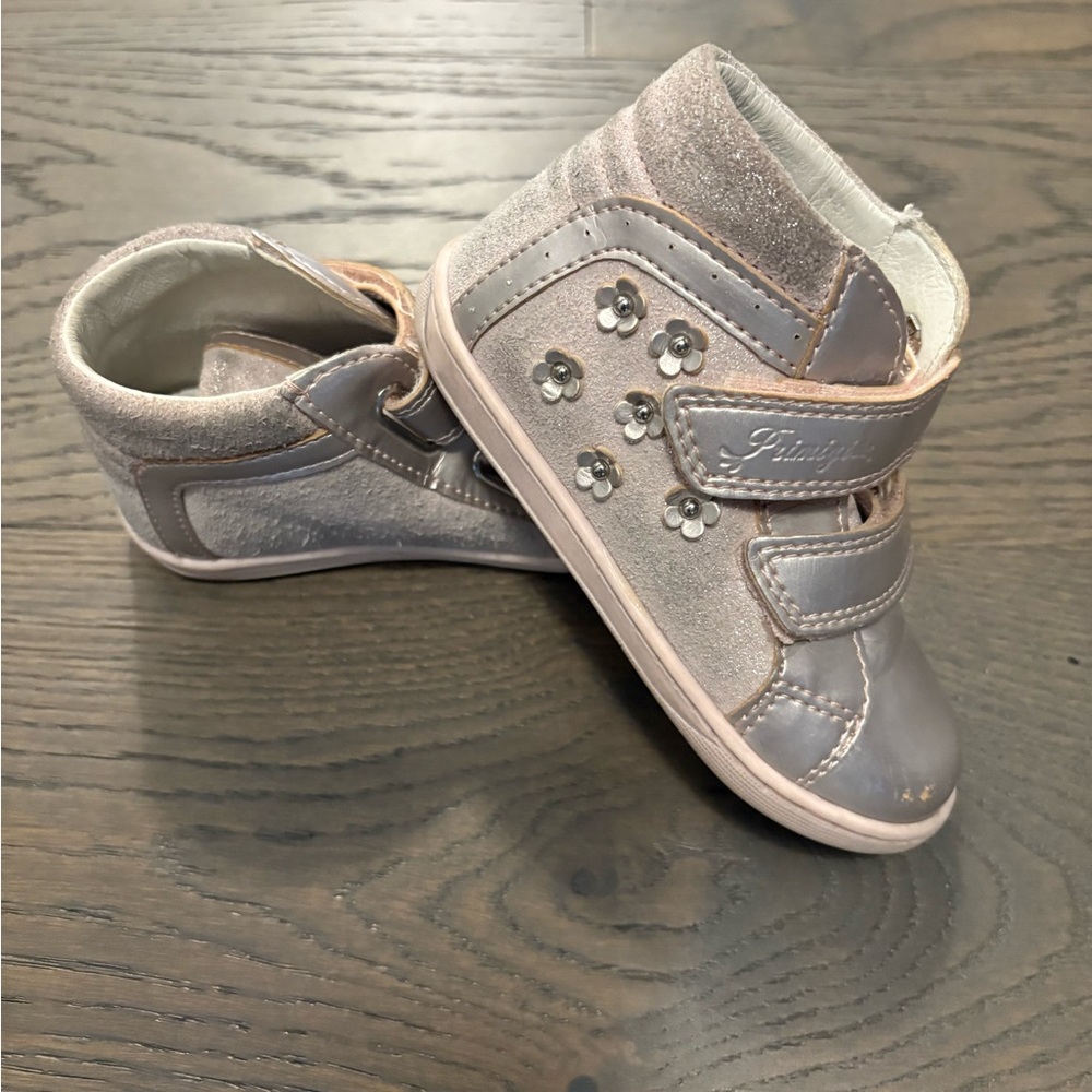 Primigi Italian made pink shoes sz 7.5T EUC ret $139